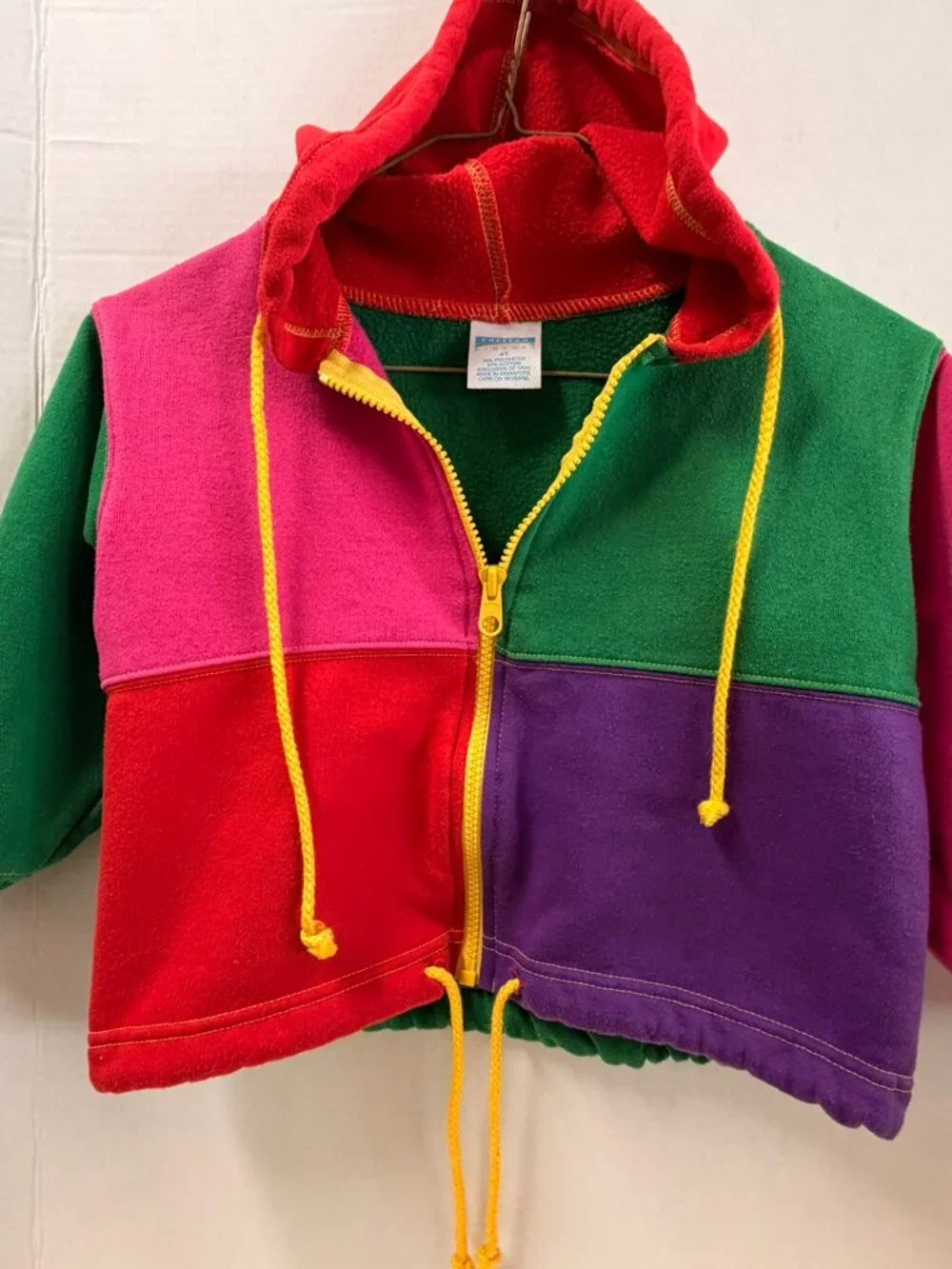 Toddler Kidcore Color Block Zip